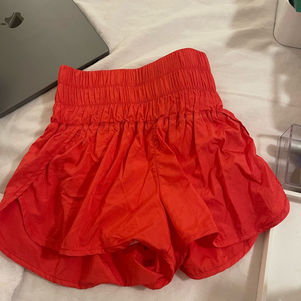 NWOT candy apple size Small free people the way home shorts